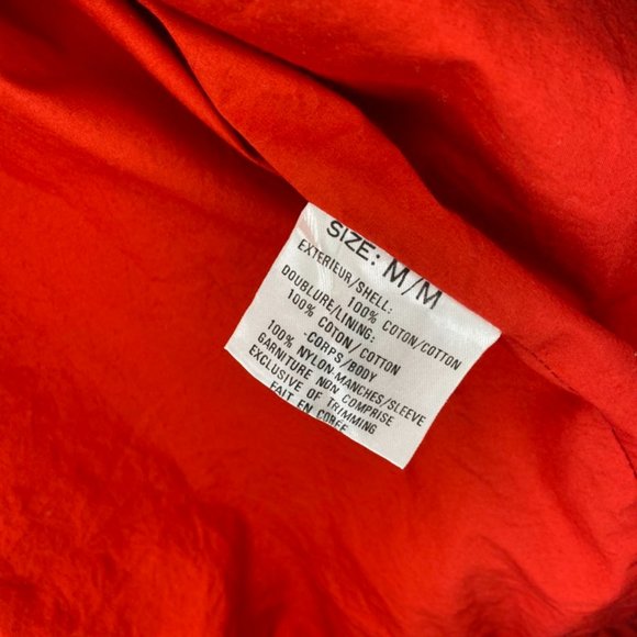 Vintage 80s Eaton's Unisex Medium Red Jacket with Shoulder Pads - Picture 4 of 5